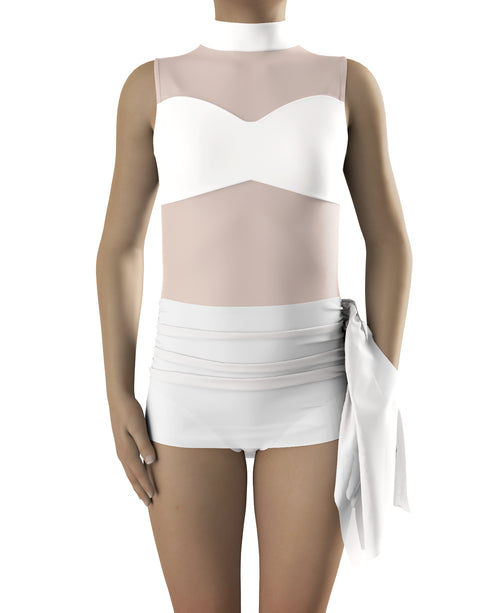 SASHA Leotard Base - White